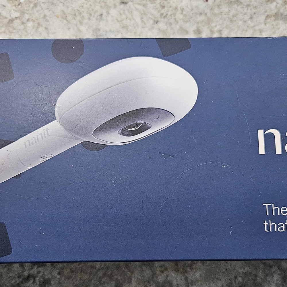 Nanit Baby Monitor Camera in White With Wall Mount